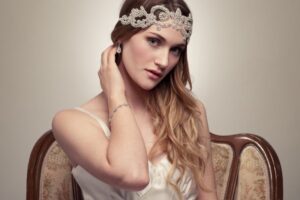 taşlı saç aksesuarı