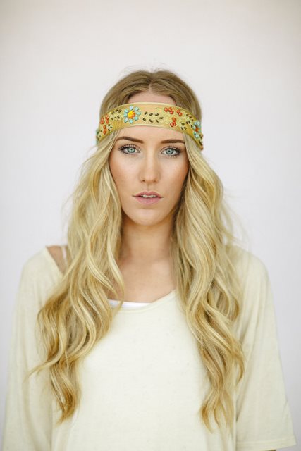 bohem tarzı saç bandı