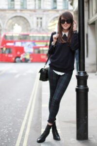 ekoseli pantolon modeli