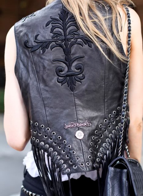 en güzel deri yelek modelleri