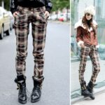 en güzel ekoseli pantolon modeli