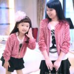 anne kız bir örnek hırka modeli