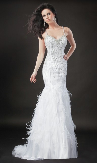 dar kesim abiye elbise modeli