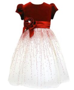 en güzel kız çocuk kadife elbise modelleri