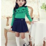 kız çocuk etek blüz takım