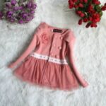 kız çocuk kışlık elbise modeli