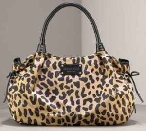 leopar desenli çanta
