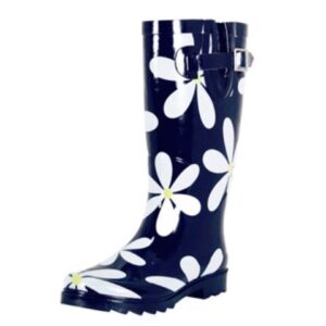 mavi yağmur çizmesi