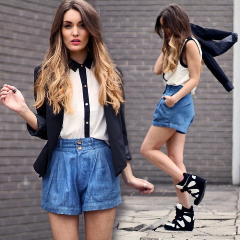 siyah beyaz sneaker ayakkabı