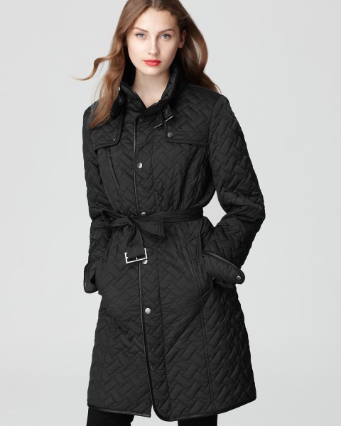 siyah kapitone mont modeli