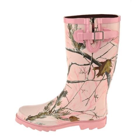 sonbahar desenli yağmur çizmesi