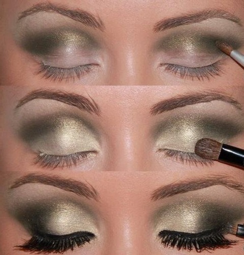 gölgeli göz makyajı