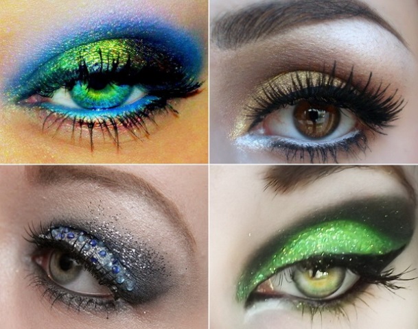 pırıltılı göz farları