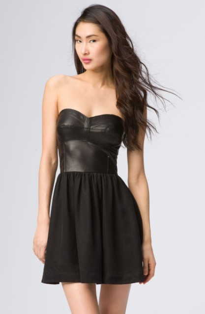 straplez deri abiye elbise