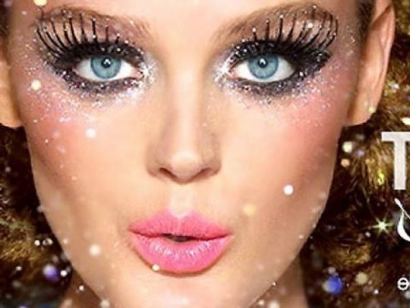 yeni yıl partisi makyaj modelleri