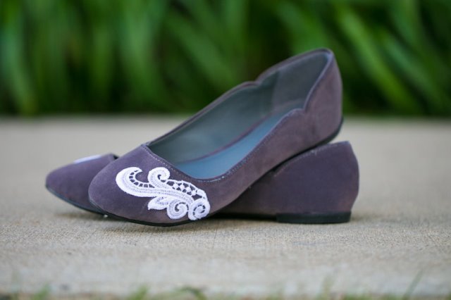 2014 ilkbahar yaz ayakkabı modası - dantel süslemeli babet