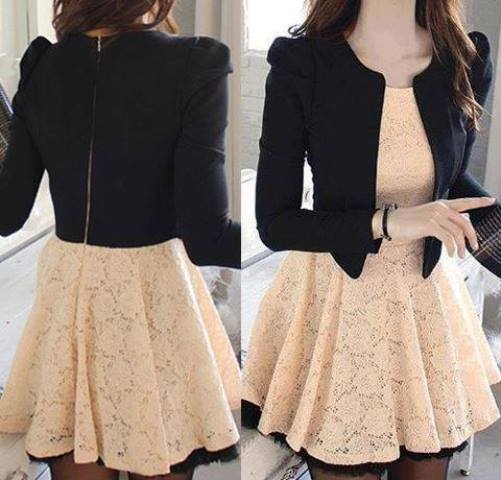 2014 yaz elbise modelleri - yazlık dantel elbise modeli