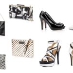 siyah beyaz topuklu ayakkabı modeli