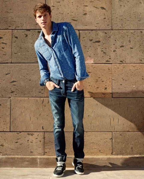 mavi jeans erkek gömlek modelleri - en trend mavi jeans erkek gömlek modelleri