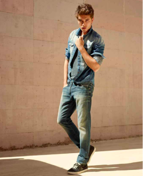 mavi jeans gömlek modelleri - mavi jeans erkek kot gömlek modeli