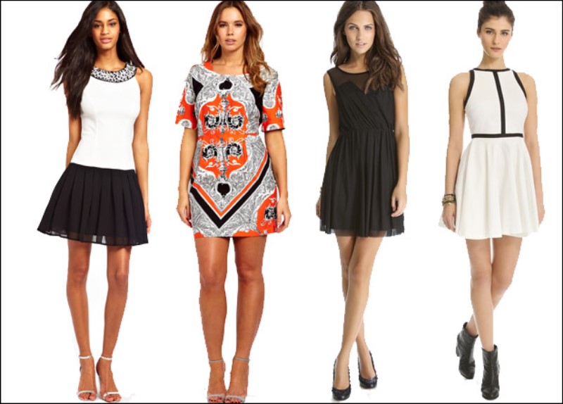 mini elbise kombinleri