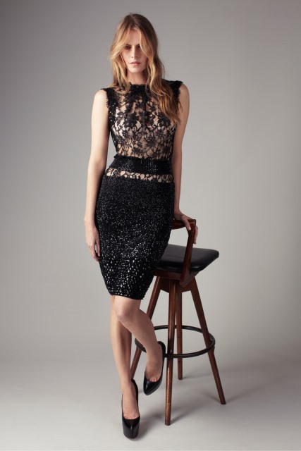 fransız danteli dar kesim mini abiye elbise