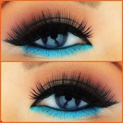 mavi göz makyajı türü