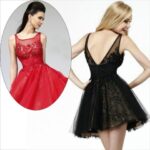 sırt dekolteli dantel abiye elbise