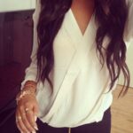 Zayıf Gösteren Kıyafet Önerileri - V yaka blüzler