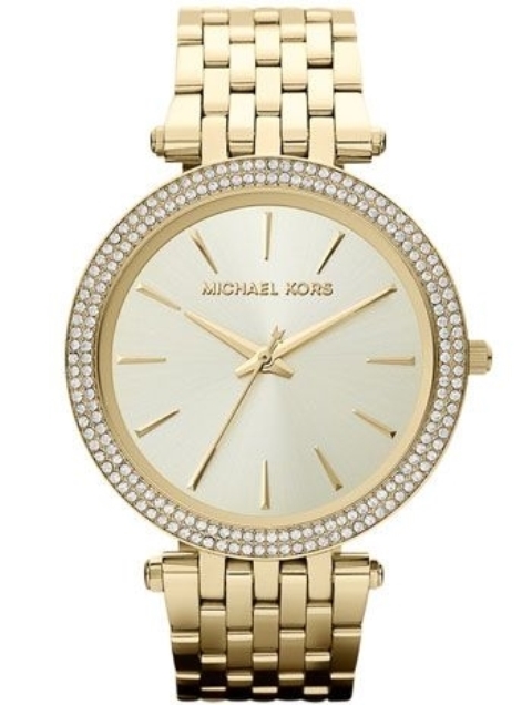 altın rengi kayışlı Michael Kors Saat Modelleri