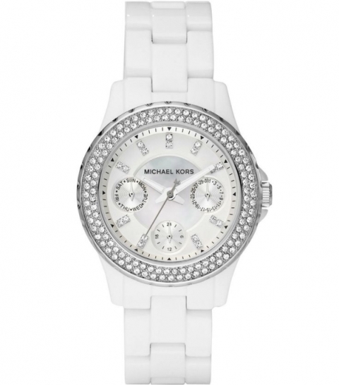 beyaz kayışlı Michael Kors Saat Modelleri