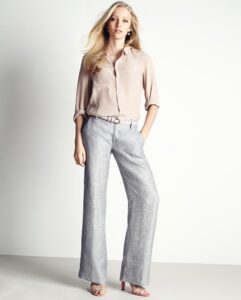 zayıf gösteren kıyafet - bol paça pantolon