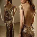 sırt dekolteli abiye elbise modeli