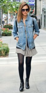 Jessica Alba'nın kış kombini