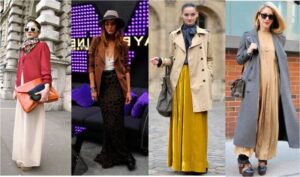 en güzel uzun etek modelleri