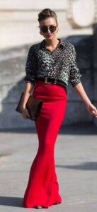 leopar desenli blüz