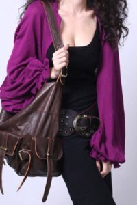 mor kıyafet kombinleri - mor şal