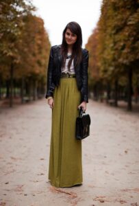 uzun etek kombinleri