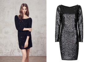 mango payetli elbise modeli