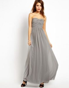 mango straplez abiye elbise