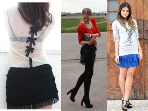 püsküllü etek modası