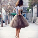 kabarık tül etek modeli