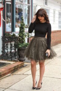 parti için tül etek modeli