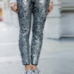 payetli pantolon kombini