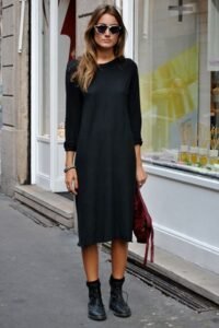 midi boy elbise modeli