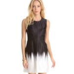 siyah beyaz elbise modelleri