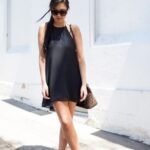 siyah bol kesim elbise modeli