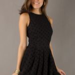 siyah mini elbise modeli