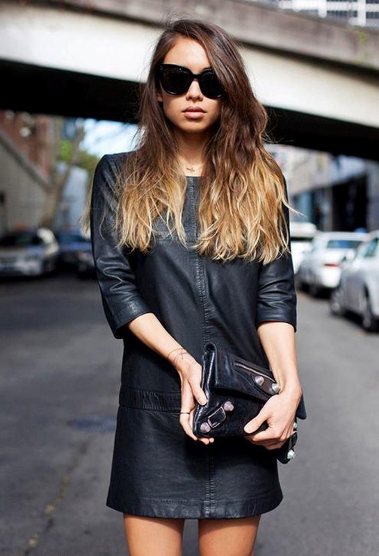 uzun kollu elbise modelleri