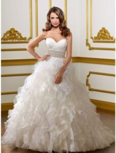 2015 İlkbahar Yaz Kabarık Gelinlik Modelleri